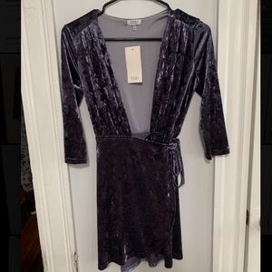 Purple Velvet Tobi Dress